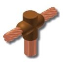 copper-cable-to-rod-tee-t-joint-graphite-mould